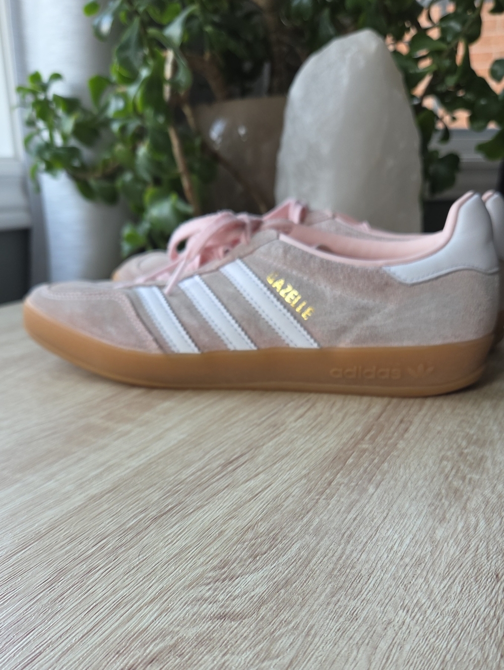 adidas Gazelle Women’s Pink Suede Sneakers - Picture 8 of 11